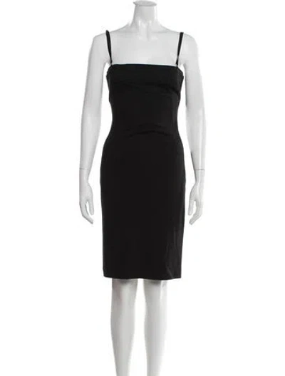 Pre-owned D&g Vintage Knee-length Dress In Black