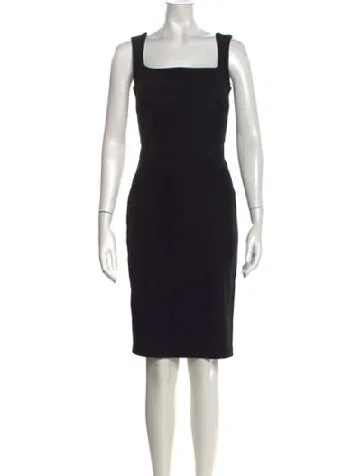 Pre-owned D&g Vintage Knee-length Dress In Black