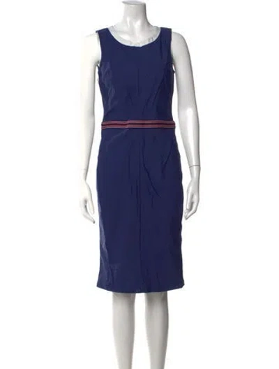 Pre-owned D&g Vintage Knee-length Dress In Blue