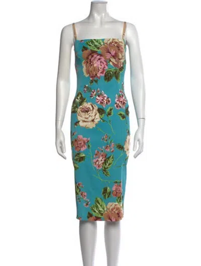 Pre-owned D&g Vintage Knee-length Dress In Blue
