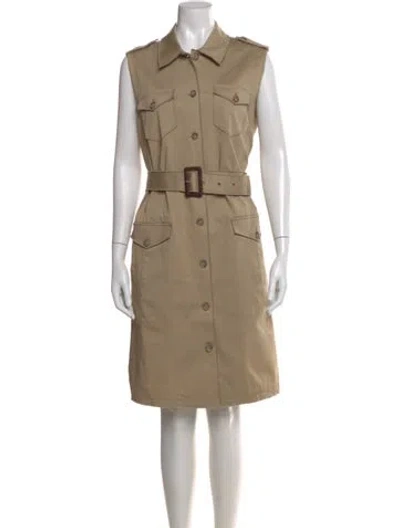 Pre-owned D&g Vintage Knee-length Dress In Neutral
