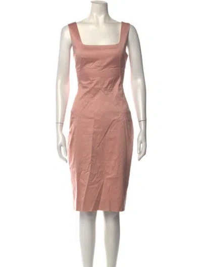 Pre-owned D&g Vintage Knee-length Dress In Pink