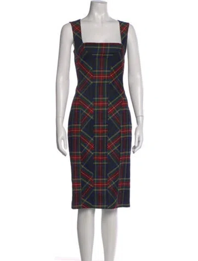 Pre-owned D&g Vintage Knee-length Dress W/ Tags In Black