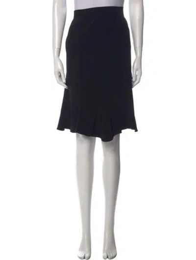 Pre-owned D&g Vintage Knee-length Skirt In Black