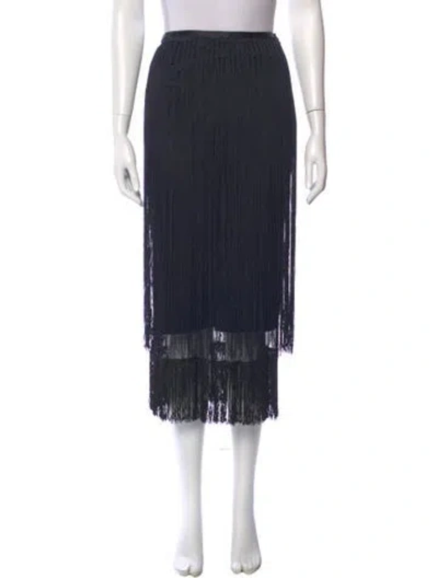 Pre-owned D&g Vintage Knee-length Skirt In Black