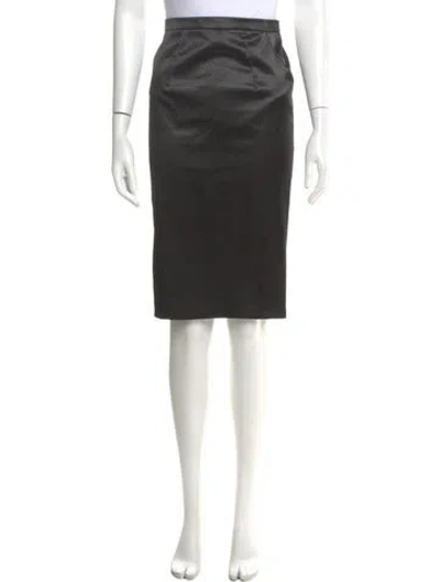 Pre-owned D&g Vintage Knee-length Skirt In Black