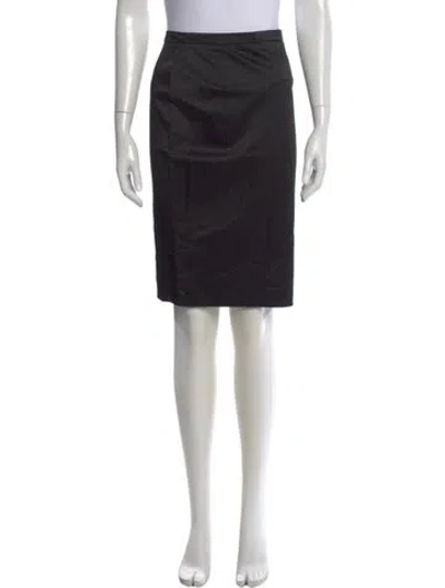 Pre-owned D&g Vintage Knee-length Skirt In Black