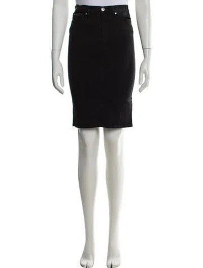 Pre-owned D&g Vintage Knee-length Skirt In Black