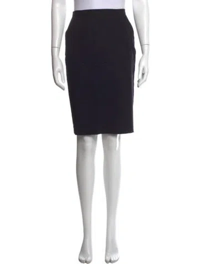 Pre-owned D&g Vintage Knee-length Skirt In Black