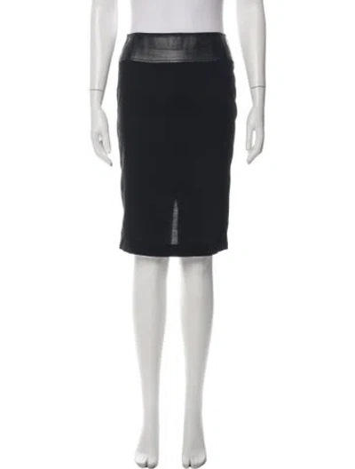 Pre-owned D&g Vintage Knee-length Skirt In Black