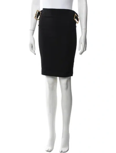 Pre-owned D&g Vintage Knee-length Skirt In Black