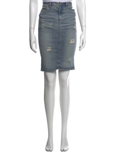 Pre-owned D&g Vintage Knee-length Skirt In Blue