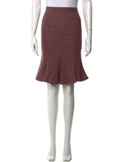 Pre-owned D&g Vintage Knee-length Skirt In Brown/pink
