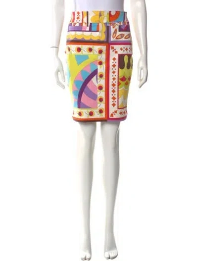 Pre-owned D&g Vintage Knee-length Skirt In Multi