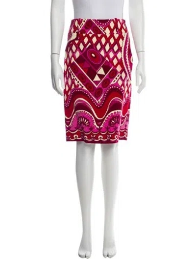 Pre-owned D&g Vintage Knee-length Skirt In Red