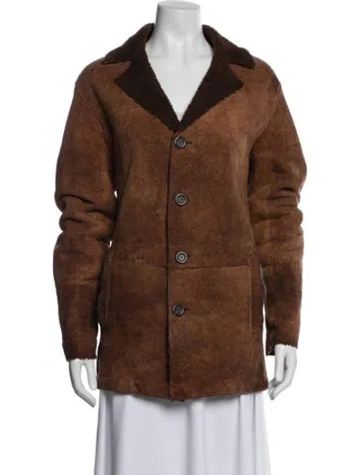 Pre-owned D&g Vintage Late 1990's - Early 2000's Coat In Brown