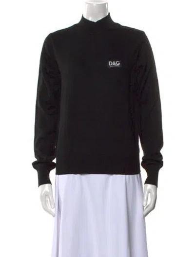 Pre-owned D&g Vintage Late 1990's - Early 2000's Sweater In Black