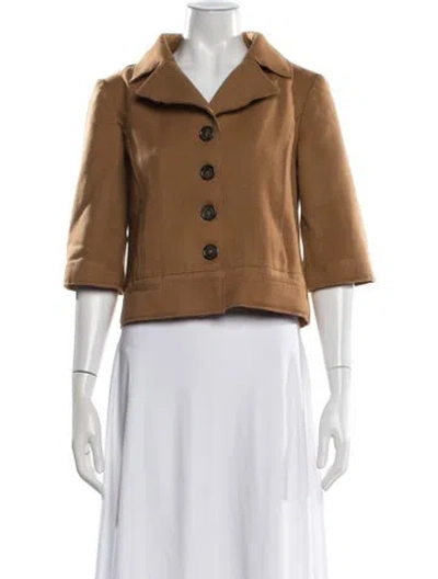 Pre-owned D&g Vintage Late 2000's - Early 2010's Blazer In Brown