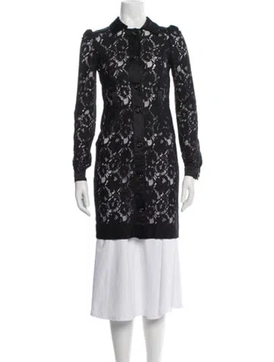 Pre-owned D&g Vintage Late 2000's - Early 2010's Coat In Black