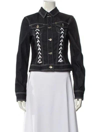 Pre-owned D&g Vintage Late 2000's - Early 2010's Denim Jacket In Blue