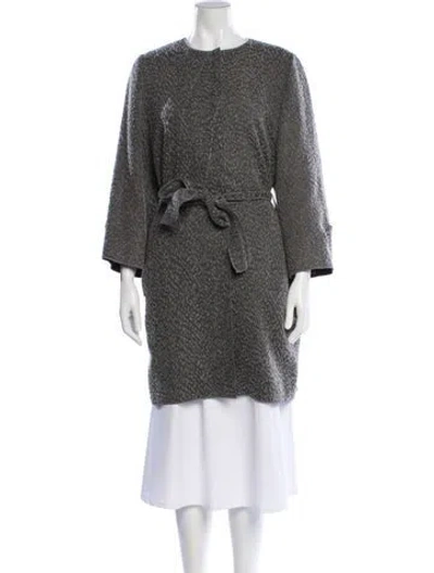 Pre-owned D&g Vintage Late 2000's - Early 2010's Faux Fur Coat In Gray