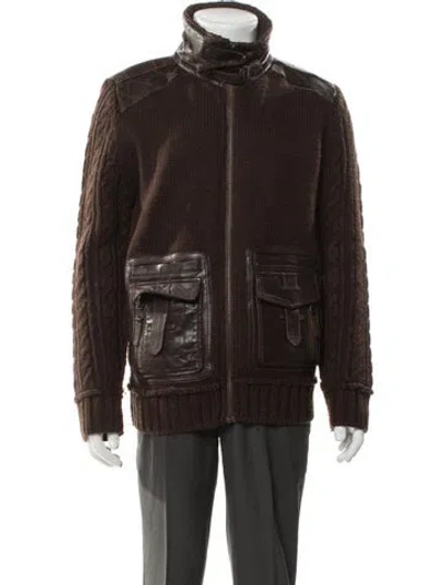 Pre-owned D&g Vintage Late 2000's - Early 2010's Jacket In Brown
