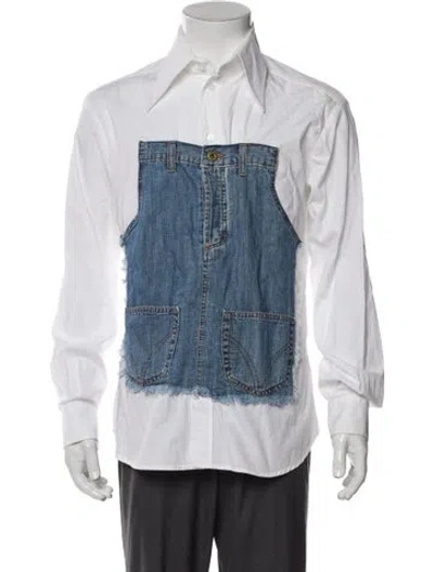 Pre-owned D&g Vintage Late 2000's - Early 2010's Shirt In White
