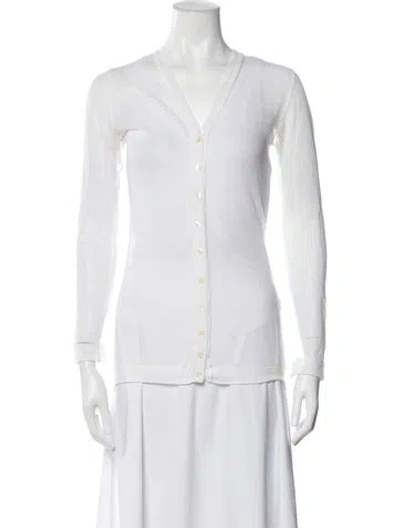 Pre-owned D&g Vintage Late 2000's - Early 2010's Sweater In White