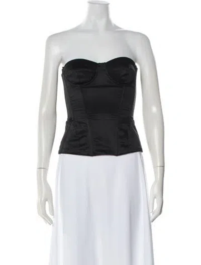 Pre-owned D&g Vintage Late 2000's - Early 2010's Top In Black