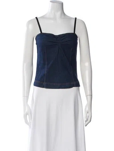 Pre-owned D&g Vintage Late 2000's - Early 2010's Top In Blue