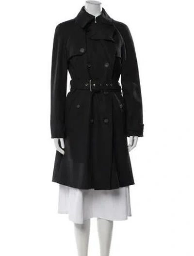 Pre-owned D&g Vintage Late 2000's - Early 2010's Trench Coat In Grey