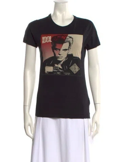 Pre-owned D&g Vintage Late 2000's - Early 2010's T-shirt In Black