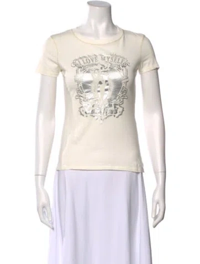 Pre-owned D&g Vintage Late 2000's - Early 2010's T-shirt In Neutral