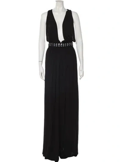 Pre-owned D&g Vintage Long Dress In Black