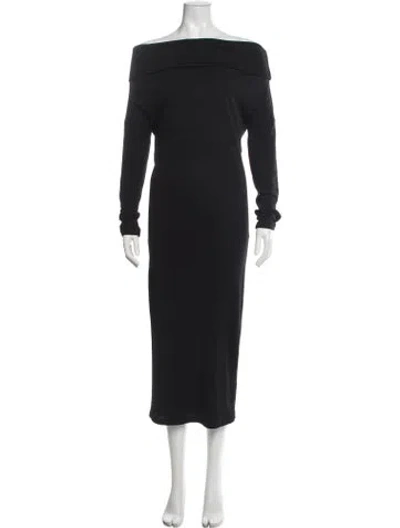 Pre-owned D&g Vintage Long Dress In Black