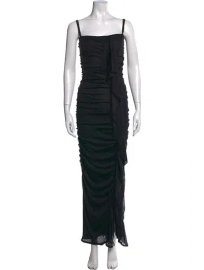 Pre-owned D&g Vintage Long Dress In Black
