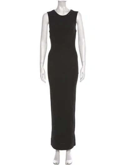 Pre-owned D&g Vintage Long Dress In Grey