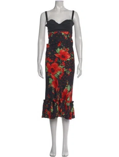 Pre-owned D&g Vintage Long Dress In Multi