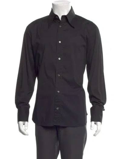 Pre-owned D&g Vintage Long Sleeve Shirt In Gray