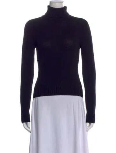 Pre-owned D&g Vintage Merino Wool Sweater In Black