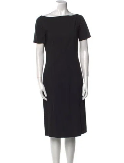 Pre-owned D&g Vintage Midi Length Dress In Black