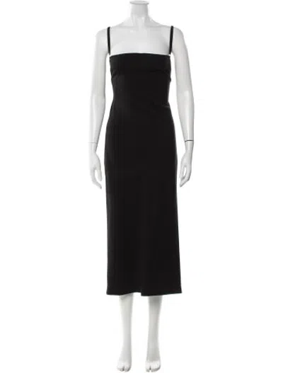 Pre-owned D&g Vintage Midi Length Dress In Black
