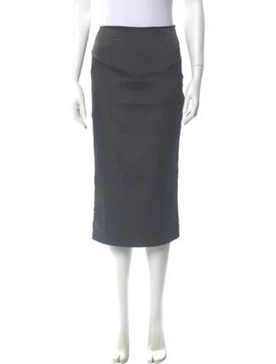 Pre-owned D&g Vintage Midi Length Skirt In Black