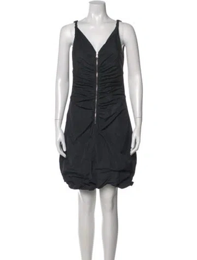 Pre-owned D&g Vintage Mini Dress In Black