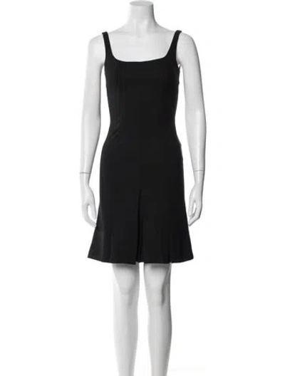 Pre-owned D&g Vintage Mini Dress In Black