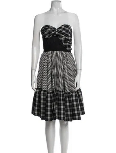 Pre-owned D&g Vintage Mini Dress In Black