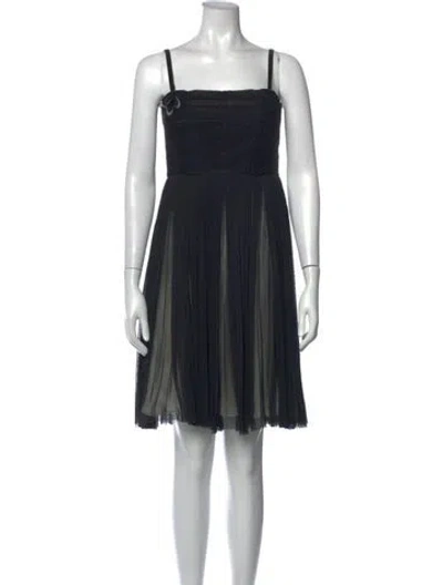 Pre-owned D&g Vintage Mini Dress In Black