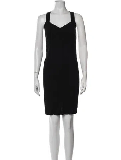 Pre-owned D&g Vintage Mini Dress In Black