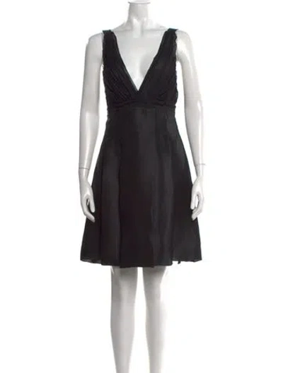 Pre-owned D&g Vintage Mini Dress In Black