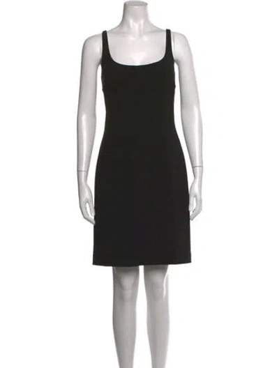 Pre-owned D&g Vintage Mini Dress In Black